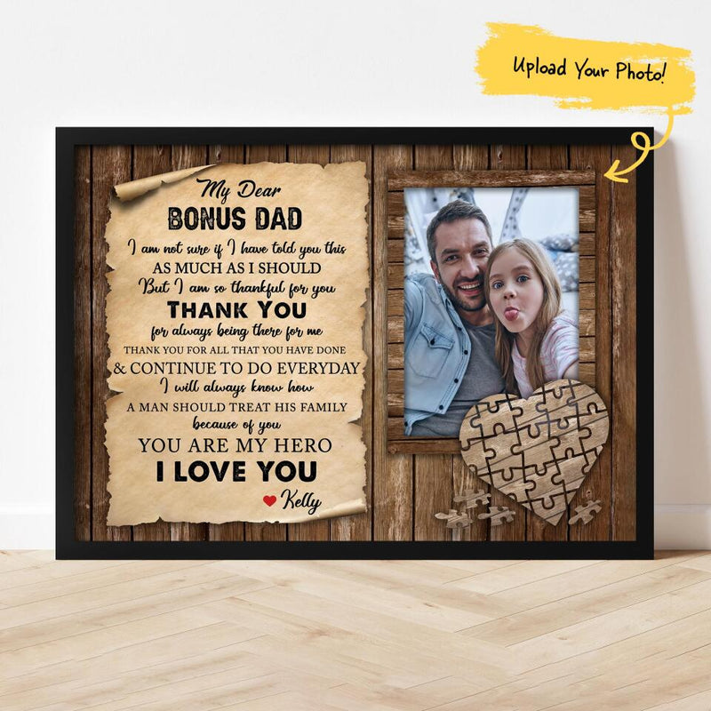 Bonus dad best sale picture frame