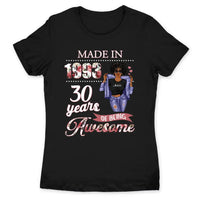 (Custom Age & Year) Chapter 30 Turning 30 Birthday Gift 30th Birthday Gifts Custom 1993 Personalized 30th Birthday Shirts For Her Hoodie Dreameris