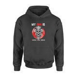 Native Skull My Dna Is Definitely Native American - Premium Hoodie - Dreameris