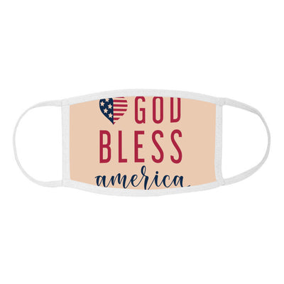 God bless america love flag - Face Mask - Dreameris