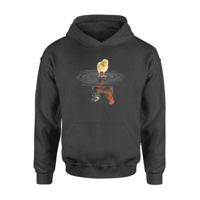 Chick Reflected To Rooster - Premium Hoodie - Dreameris