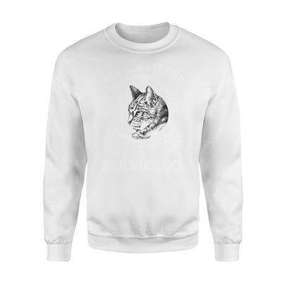 Not Always Full  But Always Cool Moon Phases For American Wirehair Cat Lovers - Standard Crew Neck Sweatshirt - Dreameris