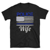 Dreameris Police Officer Wife T Shirt Law Enforcement American Flag Gift Patrioticthin Blue Line Husband Shirt - Dreameris