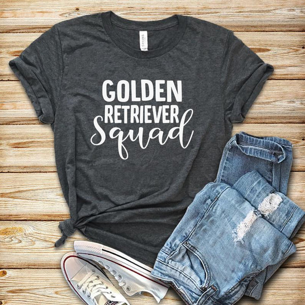 Dreameris Golden Retriever Squad Shirt Tank Top Hoodie Funny Golden Retriever Shirt Golden Dog Lover Shirt Golden Retriever Lover Gift - Dreameris