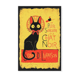 Black cat la petite sorciere et le chat noir service de livraison -Matte Canvas - Dreameris