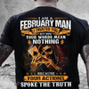 I Am A February Man Skull Poker Birthday Gift Standard/Premium T-Shirt Hoodie - Dreameris