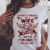 I'm A Wife To A Husband With Wings Husband Memorial Gift Top Selling Standard/Premium T-Shirt Hoodie
