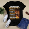 Tiger Kings Are Born In February Birthday Gift Standard/Premium T-Shirt Hoodie - Dreameris