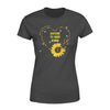 Choose To Keep Going Sunflower Mental Health Awareness Gift - Premium Women's T-shirt - Dreameris