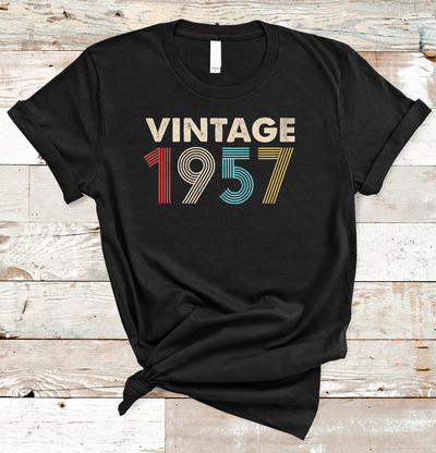 Retro Vintage 1957 Birthday Standard/Premium T-Shirt Hoodie - Dreameris