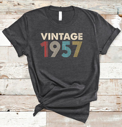Retro Vintage 1957 Birthday Standard/Premium T-Shirt Hoodie - Dreameris