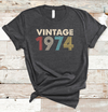 Retro Vintage 1974 Birthday Standard/Premium T-Shirt Hoodie - Dreameris