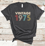 Retro Vintage 1975 Birthday Standard/Premium T-Shirt Hoodie - Dreameris