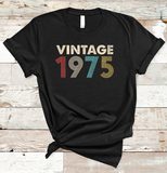 Retro Vintage 1975 Birthday Standard/Premium T-Shirt Hoodie - Dreameris