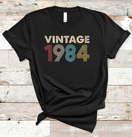 Retro Vintage 1984 Birthday Standard/Premium T-Shirt Hoodie - Dreameris