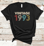 Retro Vintage 1993 Birthday Standard/Premium T-Shirt Hoodie - Dreameris