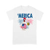 Funny Chicken Beer 'merica Freedom Independence Day - Standard T-Shirt - Dreameris