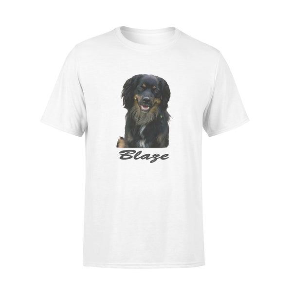 Blaze -  Custom illustrated Pet Personalized Premium T-shirt - Dreameris