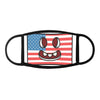 Creepy american flag cartoon - Face Mask - Dreameris