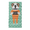 Mugshot prison clothes dog english bulldog - Neck Gaiter - Dreameris