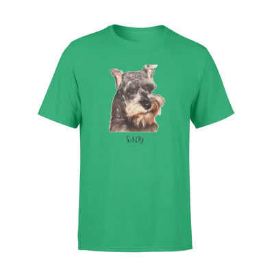 Salty - Custom illustrated Pet Personalized - T- Shirt - Dreameris