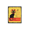 Black cat la petite sorciere et le chat noir service de livraison -Matte Canvas - Dreameris