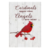 FF Cardinals Appear When Angels Are Near Garden Flag/House Flag/Yard Sign - Dreameris