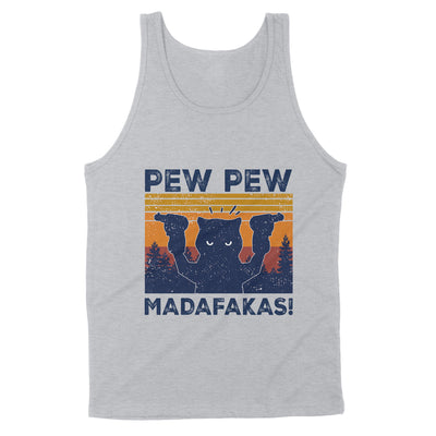 Cat Pew Pew Madafakas Funny - Standard Tank - Dreameris