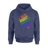 Anatomical Heart Shirt Cardiac Nurse with LGBT - Premium Hoodie - Dreameris