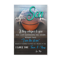 Basketball to my sin i love you mom - Matte Canvas - Dreameris