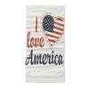 Calligraphic lettering i love america with us flag - Neck Gaiter - Dreameris