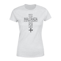 Bendecida Por Dios Malcriada Por Mi Marido Protegida Por Ambos - Premium Women's T-shirt - Dreameris