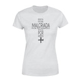 Bendecida Por Dios Malcriada Por Mi Marido Protegida Por Ambos - Premium Women's T-shirt - Dreameris