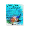 Baseball lovers dear lord thank you for allowing my son -Matte Canvas - Dreameris