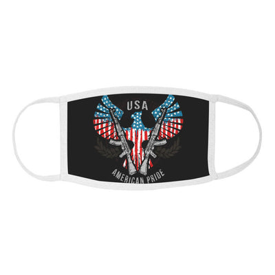 Eagle usa flag and weapon - Face Mask - Dreameris