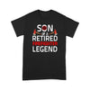 Son Of A Retired Firefighter Legend - Premium T-shirt - Dreameris