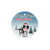 Lynne Yates - Personalized Dog Christmas Cavalier King Charles Spaniel Merry Woofmas - Circle Ornament - Dreameris