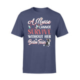 A Nurse Cannot Survive Without Her Boston Terrier - Premium T-shirt - Dreameris