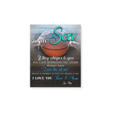 Basketball to my sin i love you mom - Matte Canvas - Dreameris