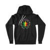 Weed Leaf Melting I Am Mostly Peace Love And High Little Go Fk Yourself - Premium Hoodie - Dreameris