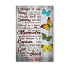 Butterfly i thought of you today  -Matte Canvas - Dreameris