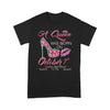 A Queen Was Born on october 7 Glitter Pattern Birthday - Standard T-shirt - Dreameris