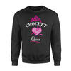Crochet Queen Gift For Friends - Standard Crew Neck Sweatshirt - Dreameris