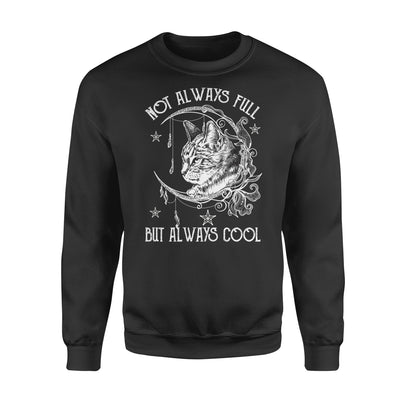 Not Always Full  But Always Cool Moon Phases For American Wirehair Cat Lovers - Standard Crew Neck Sweatshirt - Dreameris