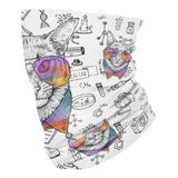 Abyssinian cat Seamless pattern - Neck Gaiter - Dreameris