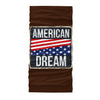 American dream vintage rusty metal sign - Neck Gaiter - Dreameris