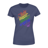 Anatomical Heart Shirt Cardiac Nurse with LGBT - Standard Women's T-shirt - Dreameris