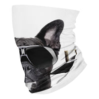 Black French Bulldog Frenchie Selfie - Neck Gaiter - Dreameris