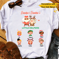 Personalized Grandpa and Grandma's Little Helpers - Standard T-Shirt Mug - Dreameris