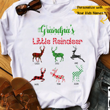 Personalized Grandpa Reindeer Gift For Christmas Standard T-shirt Mug - Dreameris